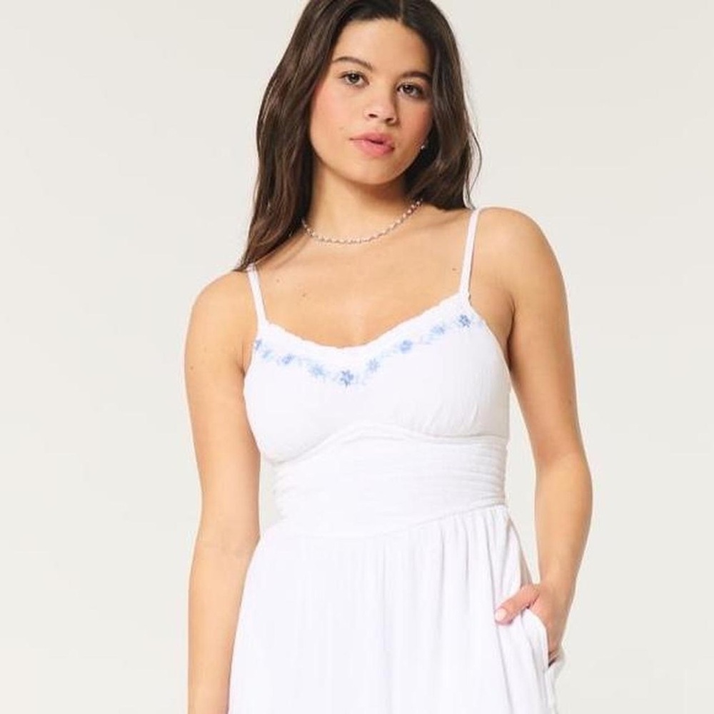 Hollister smocked dress